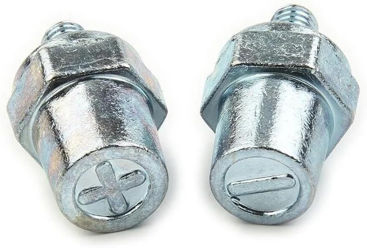 2 X Heavy Duty Battery Terminal Posts Connectors - Zinc Alloy M8 Thread Top and Side Terminal 1 Pair for Car RV Boat Truck Motorcycle image number 1