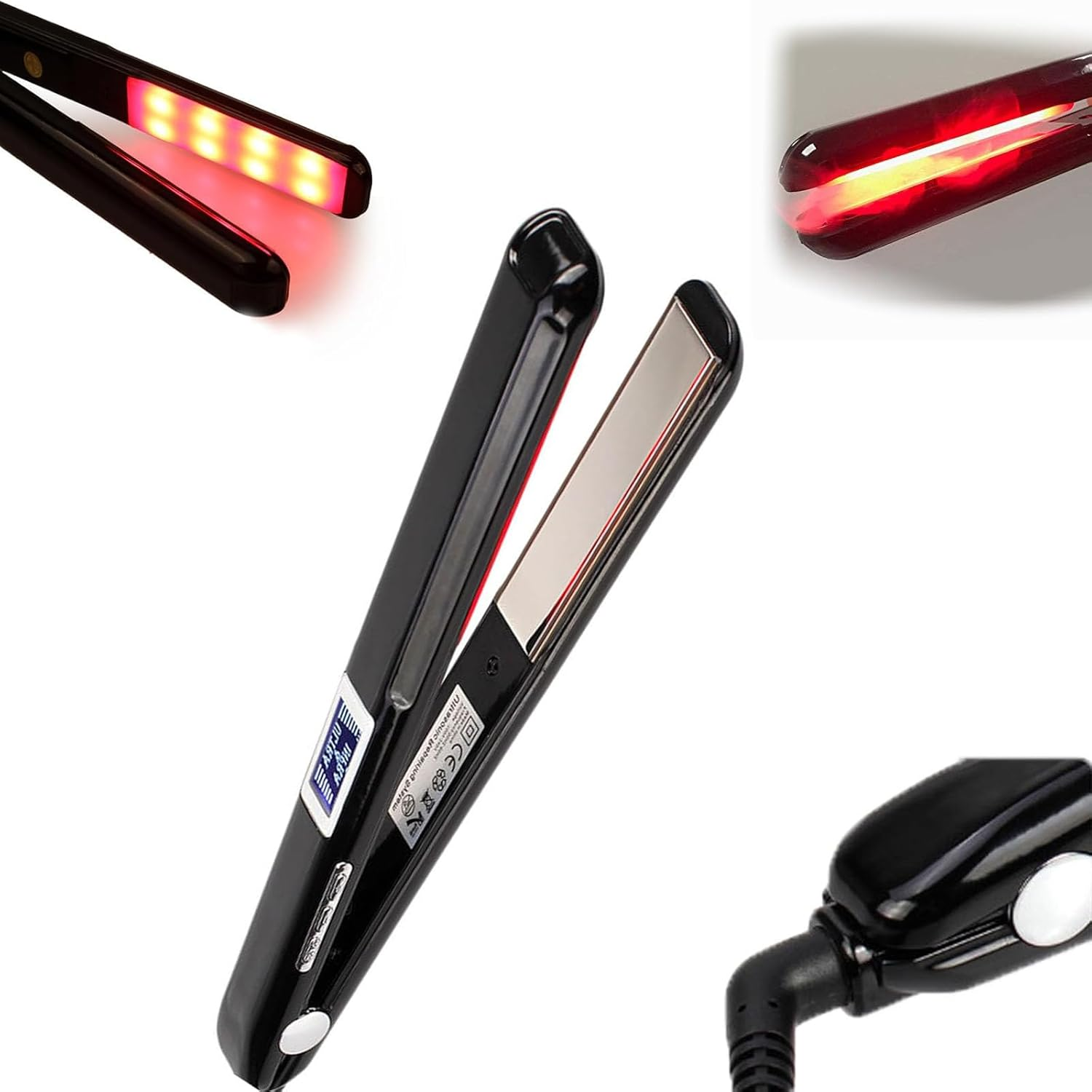 Auraleus Cold Iron Hair Infrared, Auraleus Cold Iron.Infrared Hair Straightener,Auraleus Hair Cold Iron