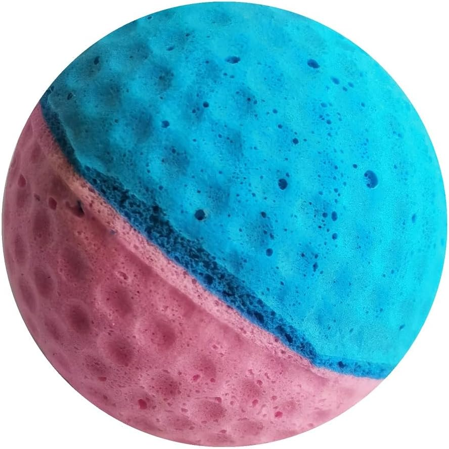 Cat Foam Ball Toy - Sponge Soccer Ball (Mini, Two Color Pet Ball) image number 5