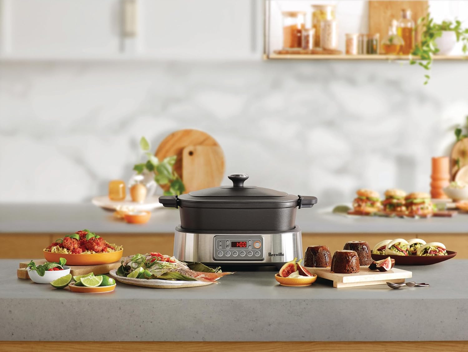 Breville the Ultimate Cook 6 in 1, Brushed Stainless Steel, LMC700BSS image number 6