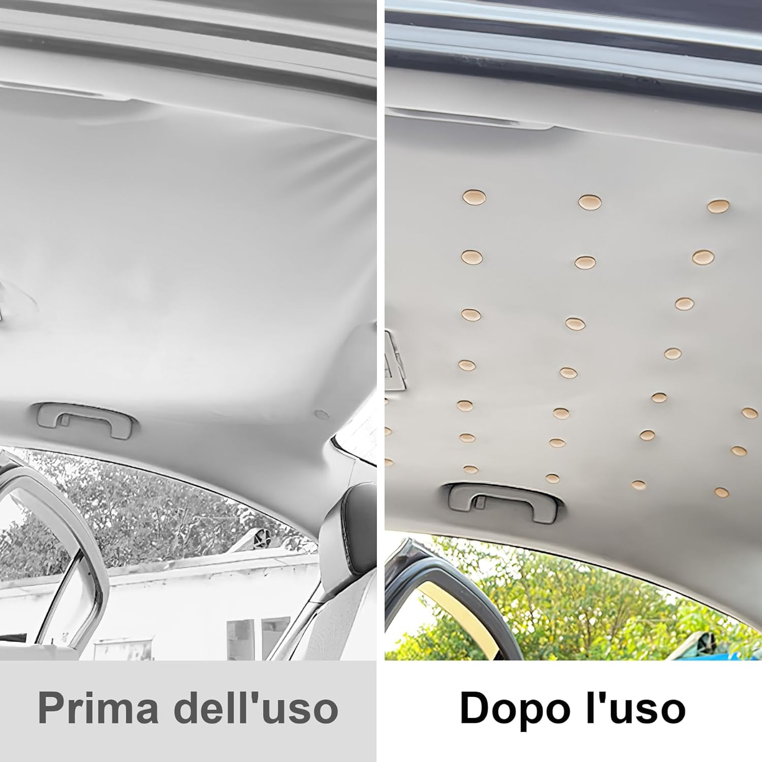 60 Pairs Car Roof Repair Screws Button for Car Roof Repair Tool Repair Rivets Car Roof Car Upholstery Thumbtacks for Canopy (Beige-A) image number 5