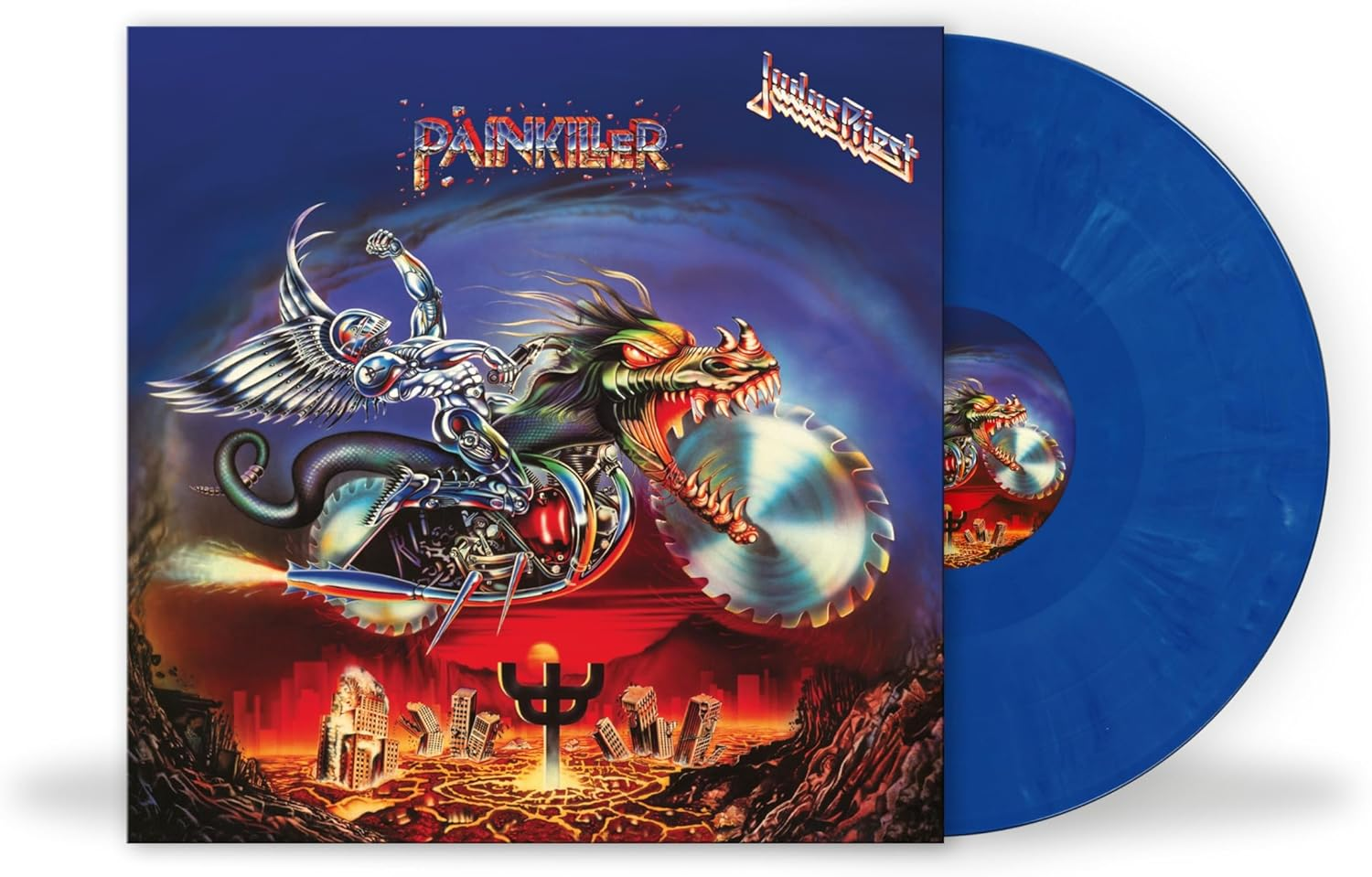 Painkiller - NAD Blue & Blue White Marble Vinyl