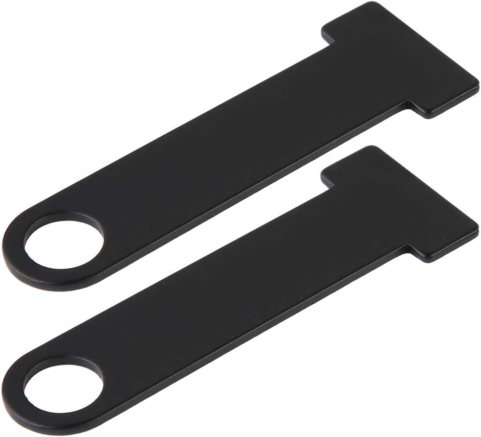 Helmet Lock 2 Helmets Durable Helmet Parts for Hondas Motorcycle Suzukias Yamahas(Black)