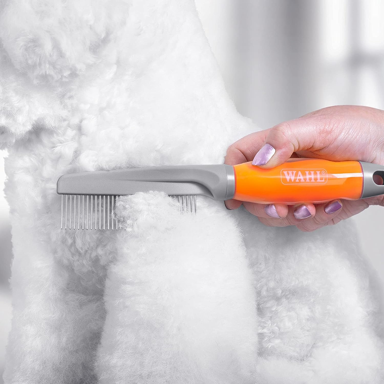 Wahl Grooming Comb with Soft Grip Gel Handle image number 3
