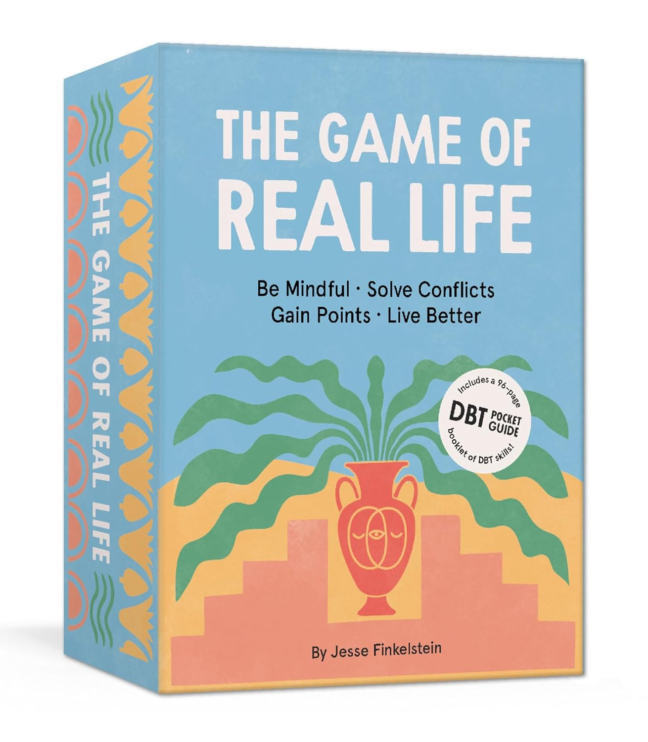 Clarkson Potter the Game of Real Life: Be Mindful. Solve Conflicts. Gain Points. Live Better. (Includes a 96-Page Pocket Guide to DBT Skills!) Card Games image number 5