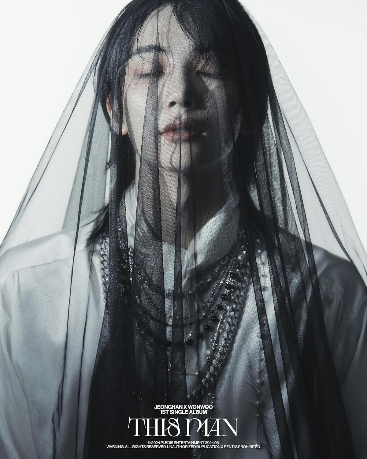 SEVENTEEN Jeonghan X Wonwoo This Man 1St Single Album Weverse Albums Version Card Holder+1Ea QR Card+1P Photocard+Tracking Sealed SVT image number 5