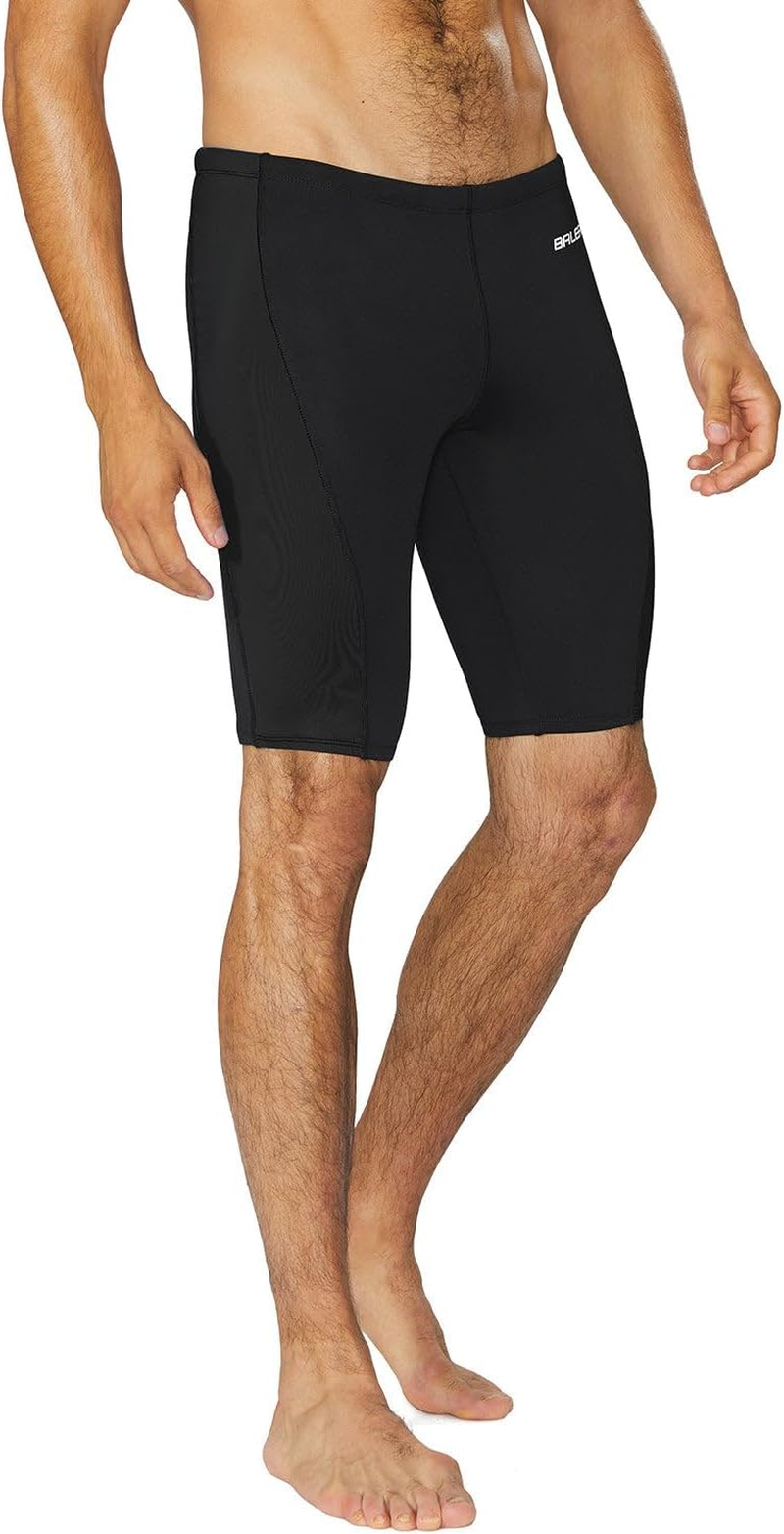 Baleaf Men'S Swimsuit Swim Jammers Athletic Training Swimwear Durable Team Lap Swimming Racing Competition image number 5