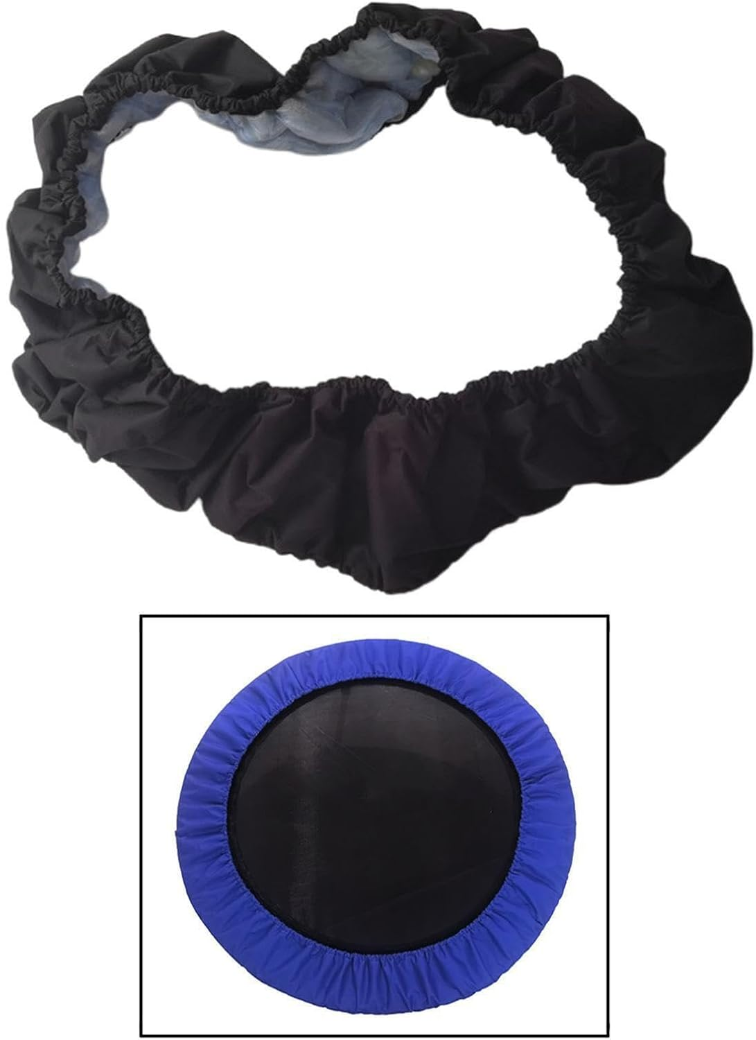 Waterproof Trampoline Spring Cover 36-40 Inch Durable Oxford Cloth, Black, 38 Inch