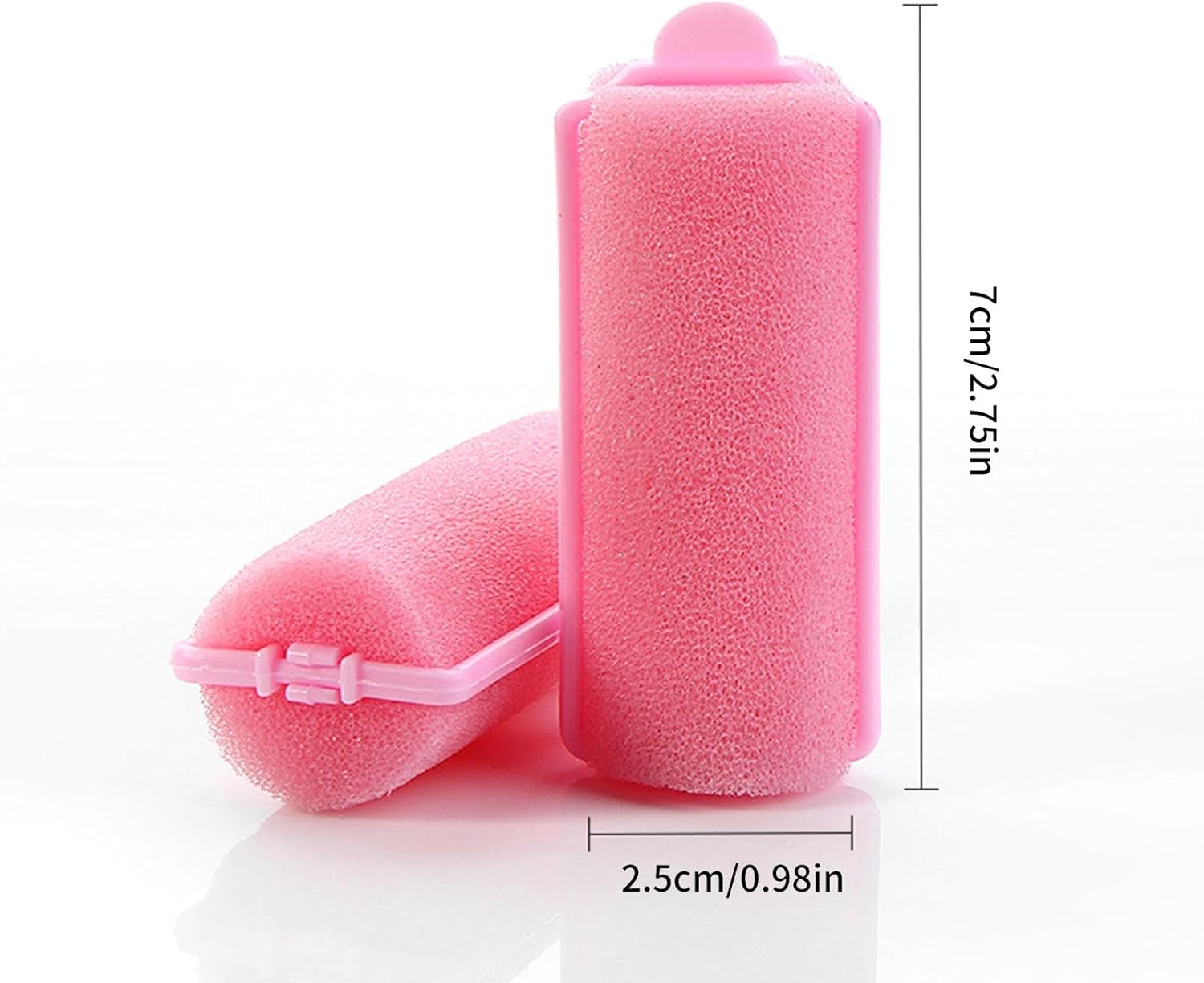 Sponge Hair Rollers - Pack of 14 Foam Sponge Curlers | Foam Curlers 1.5 Cm | Hair Rollers Foam Sponge Hair Rollers No Damage for Women and Children image number 3