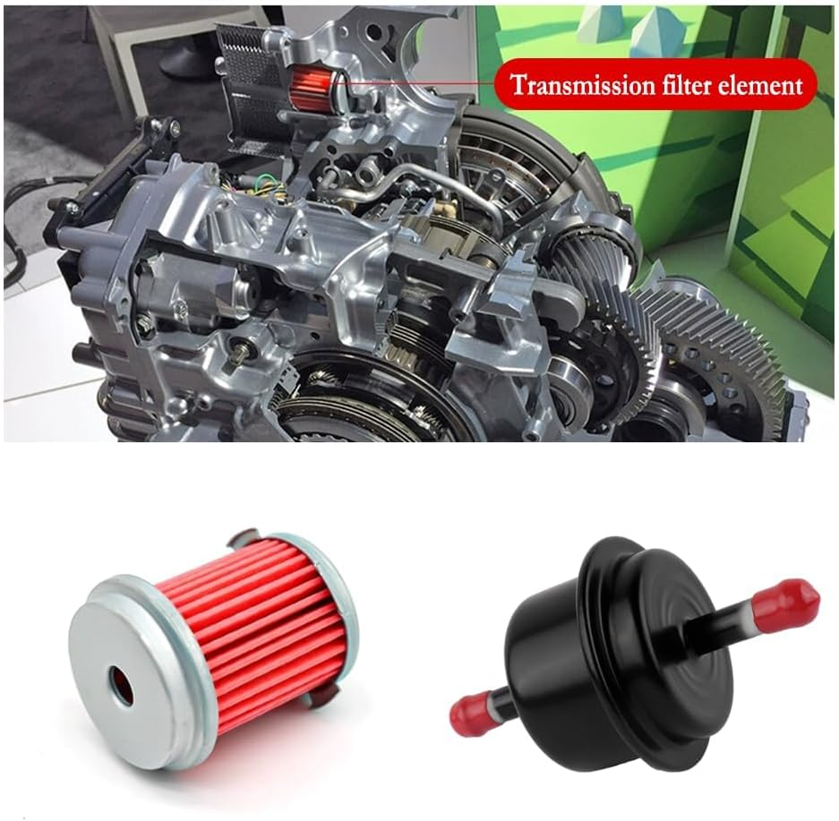 Automatic Transmission Filter Compatible with Honda Accord,Cr-V,Cr-Z,Civic,Acura ILX,MDX,RDX,RL,RLX Replacement Transmission Fluid Filter OEM#25430-PLR-003,044-0382, 25430PLR003, 0440382 image number 3