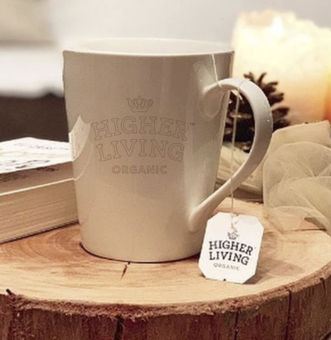 Higher Living Organic Chamomile and Vanilla Tea 15 Teabags image number 2