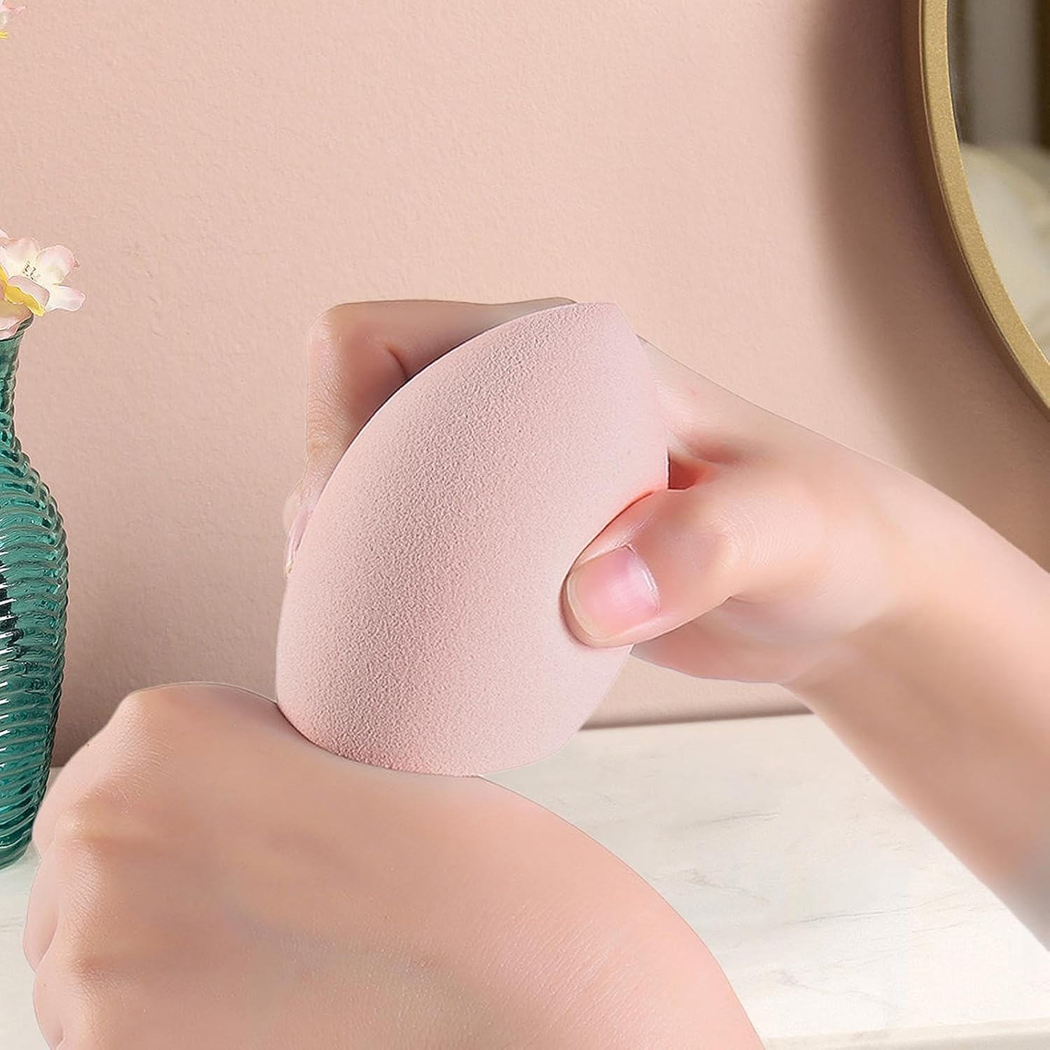 Foundation Sponge, Makeup Sponge for Foundation - Blender Sponge for Dry and Wet Use, Foundation Blending Sponge, Makeup Blender, Makeup Sponges, Cosmetic Sponge, Makeup Tool image number 3