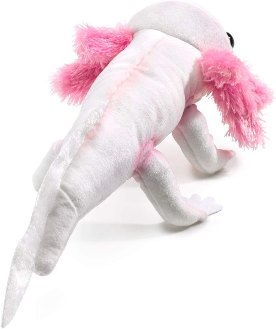 Folkmanis Axolotl, White, Pink image number 1