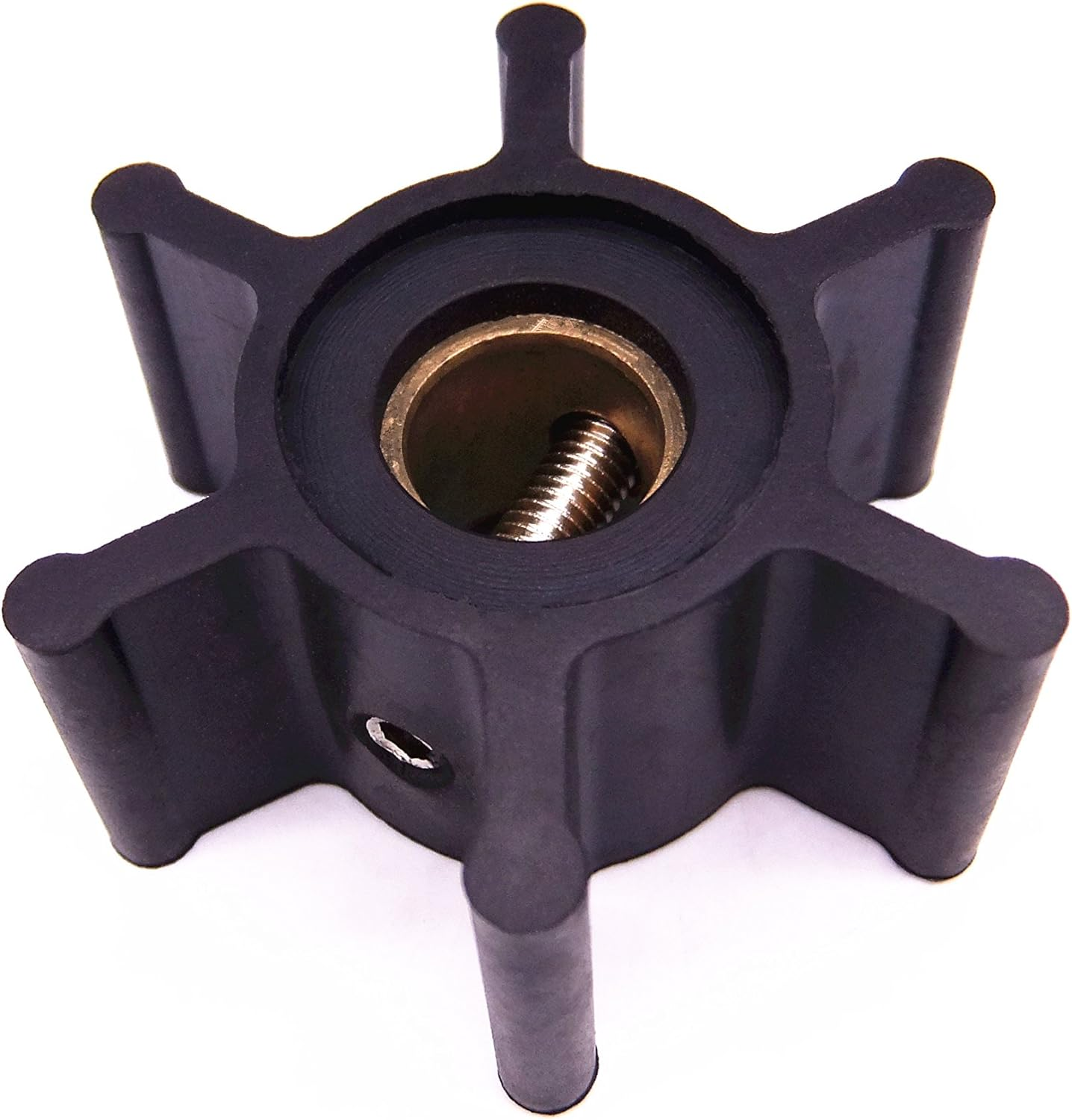 09-810B 18653-0001 653-0001 128990-42200 9-45713 Water Pump Impeller for Jabsco/Johnson/Yanmar Engine Pump image number 2