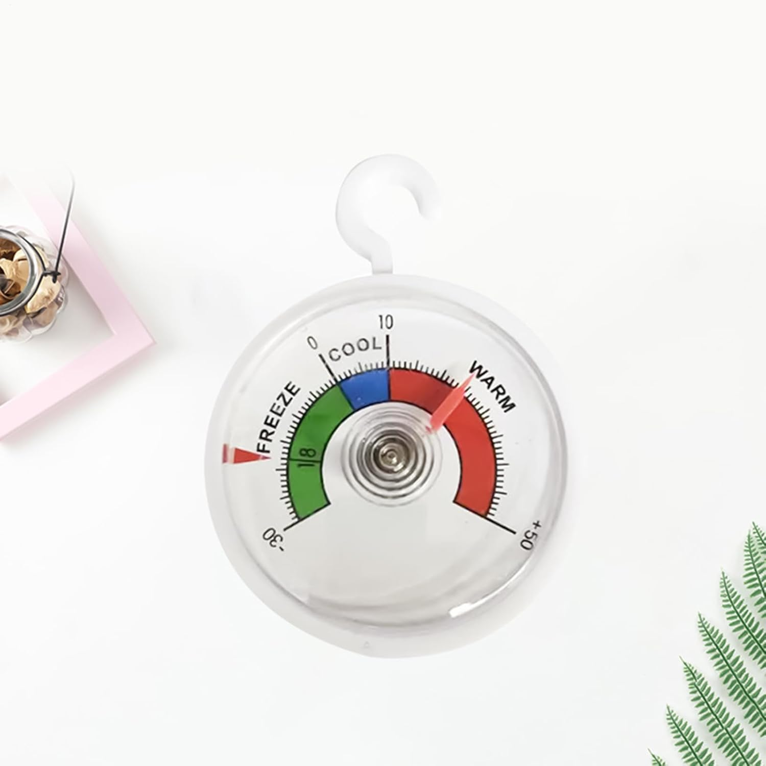 Outdoor Temperature Gauge | Precise Accurate Measurement Tool,Temperature Gauge for Patio,For Indoor Areas Home Office Warehouse Greenhouse Room image number 2