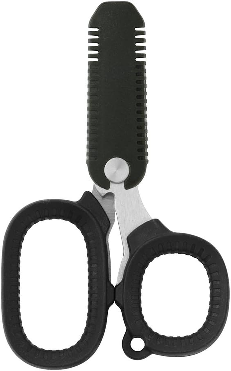 Midori Compact Durable Scissors, Portable Multi, Black (49858006) image number 4