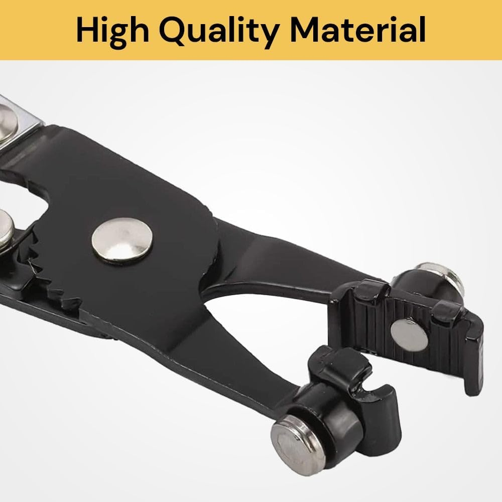 EZONEDEAL Hose Clamp Plier Cross Slotted Jaw Plier Auto Repair Tool Swivel Flat Band for Removal and Installation of Ring-Type or Flat-Band Hose Clamps image number 5