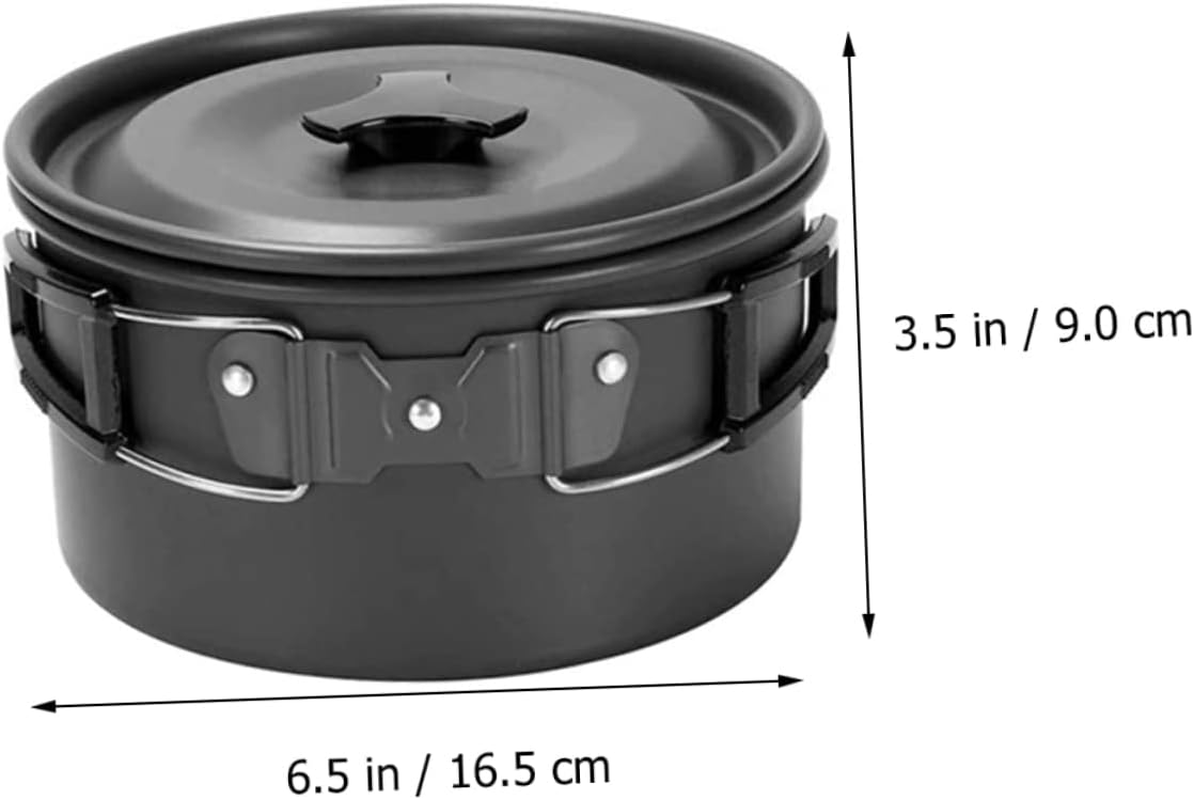 Outdoor Camping Cookware for People Portable Cooking Tool Teapot for Camping for Hiking and Picnics image number 4