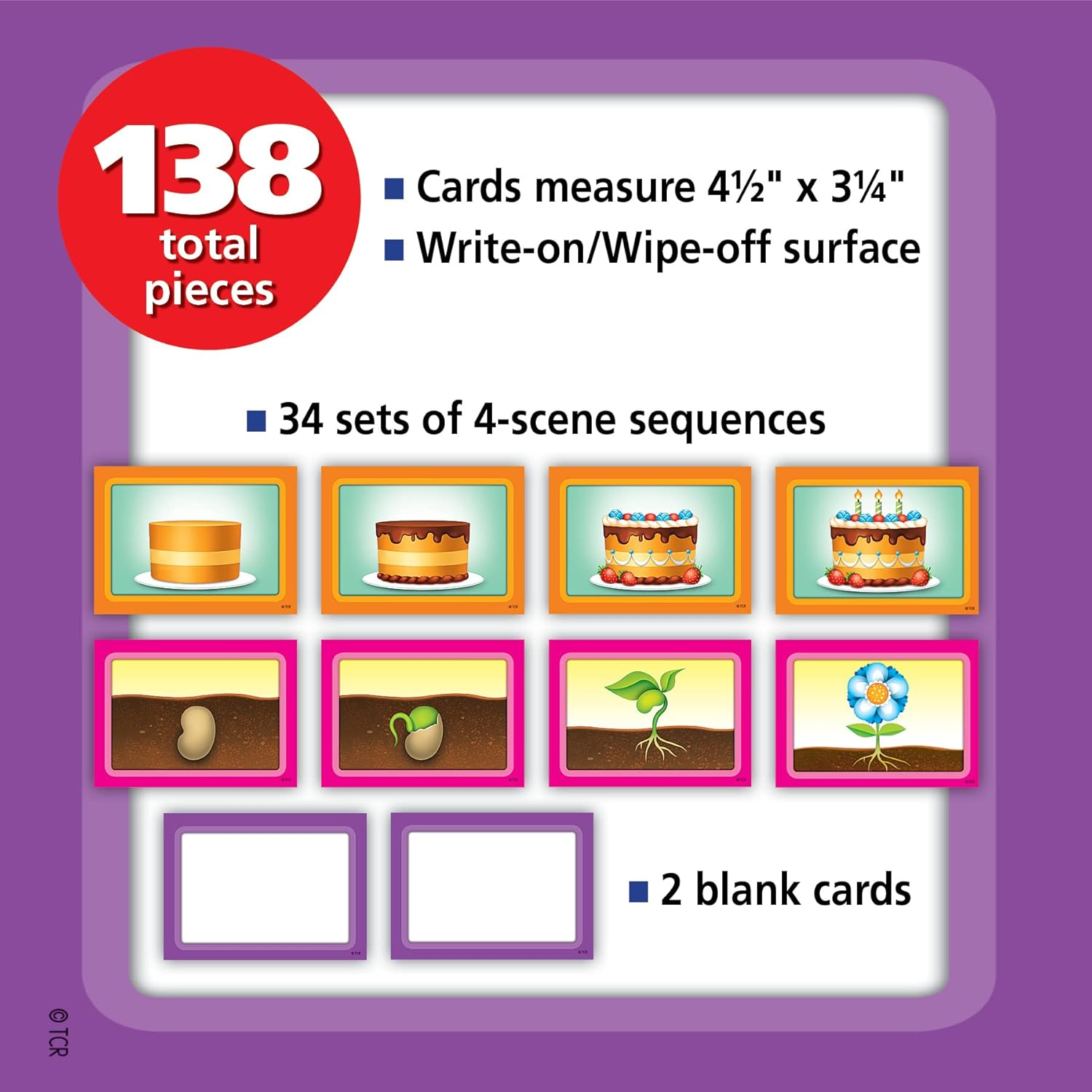 Teacher Created Resources 4-Scene Sequencing Pocket Chart Cards (TCR20848) image number 3