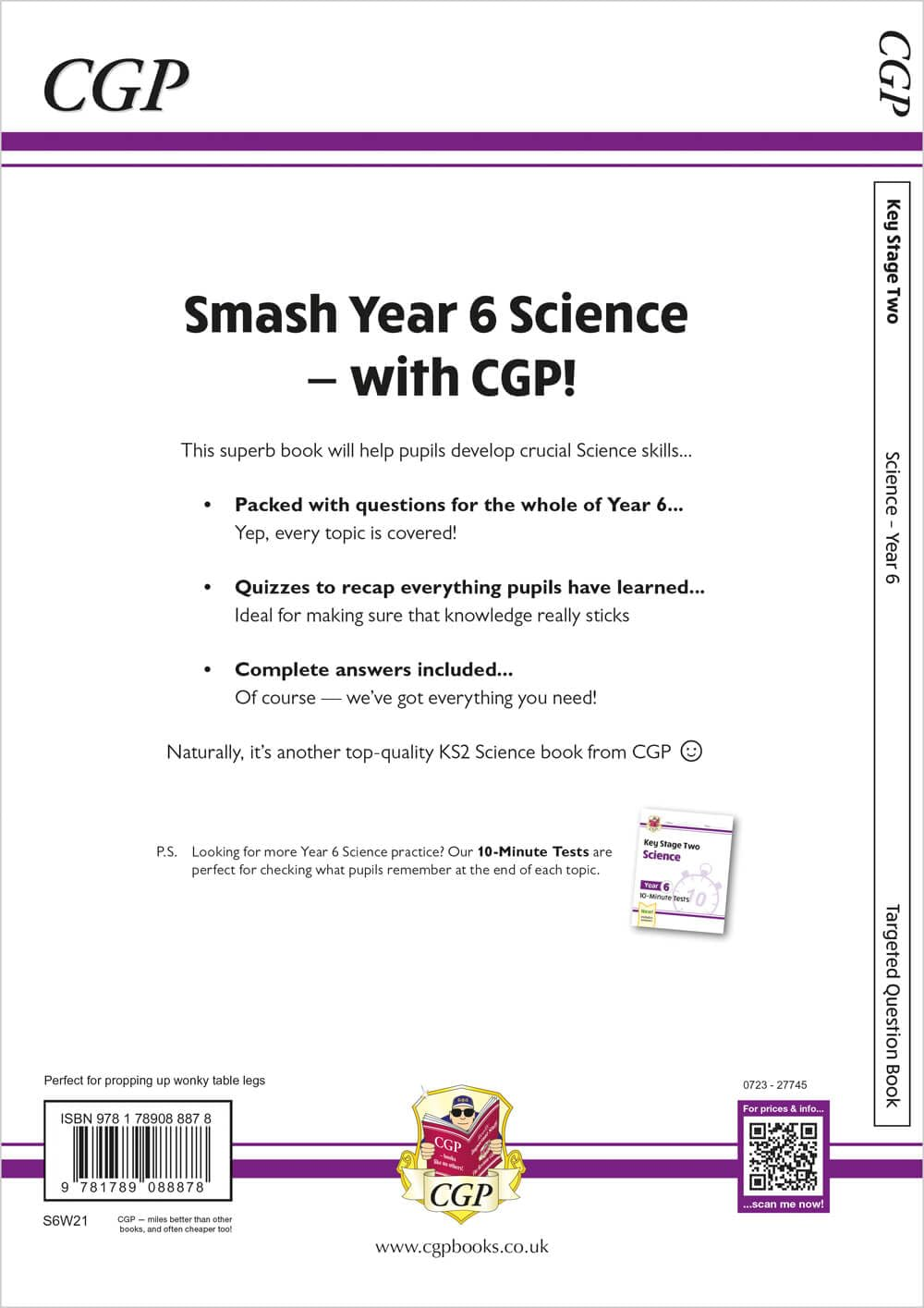 KS2 Science Year 6 Targeted Question Book (Includes Answers) image number 1