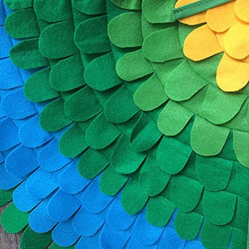 Bird Wings Animal Costume for Kids with Mask, Kids Butterfly Wings, Cape and Mask Cosplay Costume Dress up Gifts for Girls Boys Cosplay Party Favors image number 1
