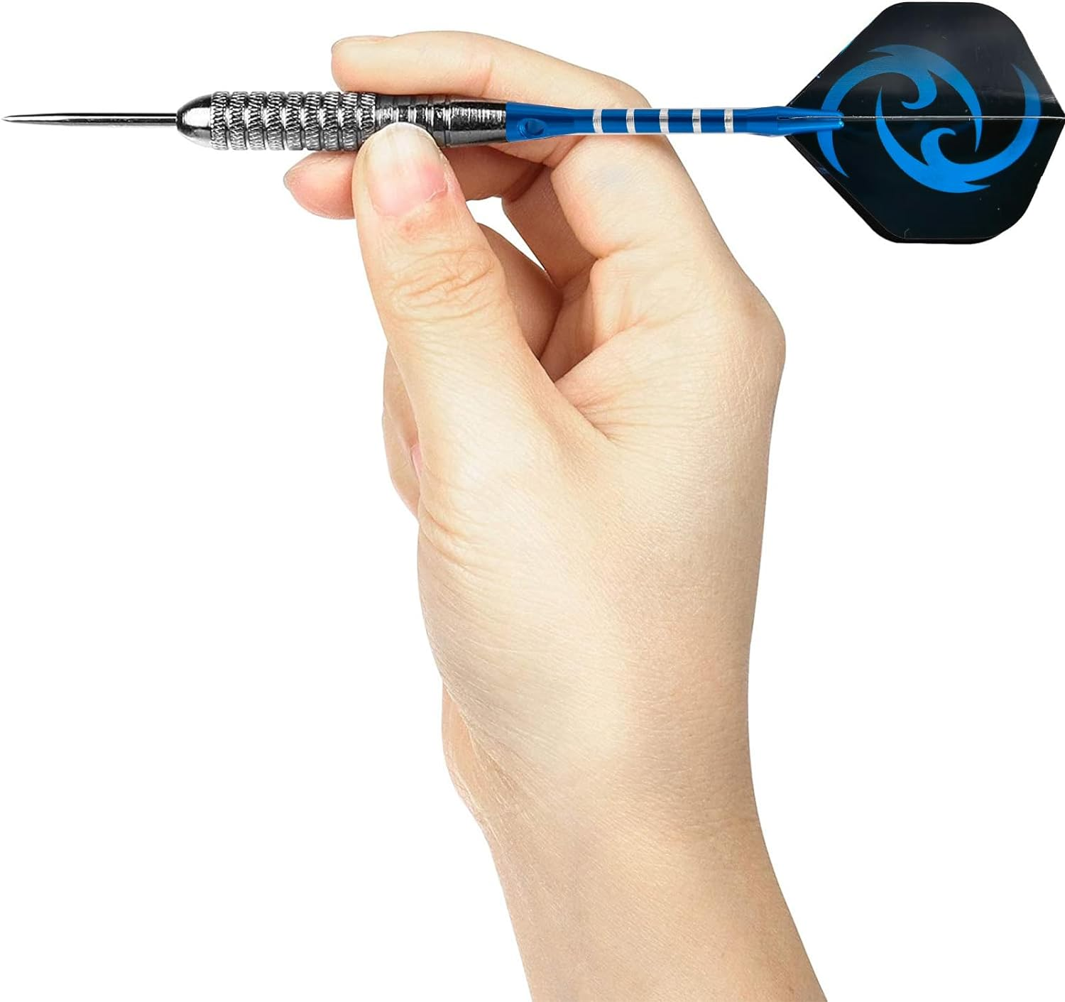 Steel Tip Darts with Aluminum Shafts Sharpener Tool Extra Flights and Protectors(22G/20G) image number 1