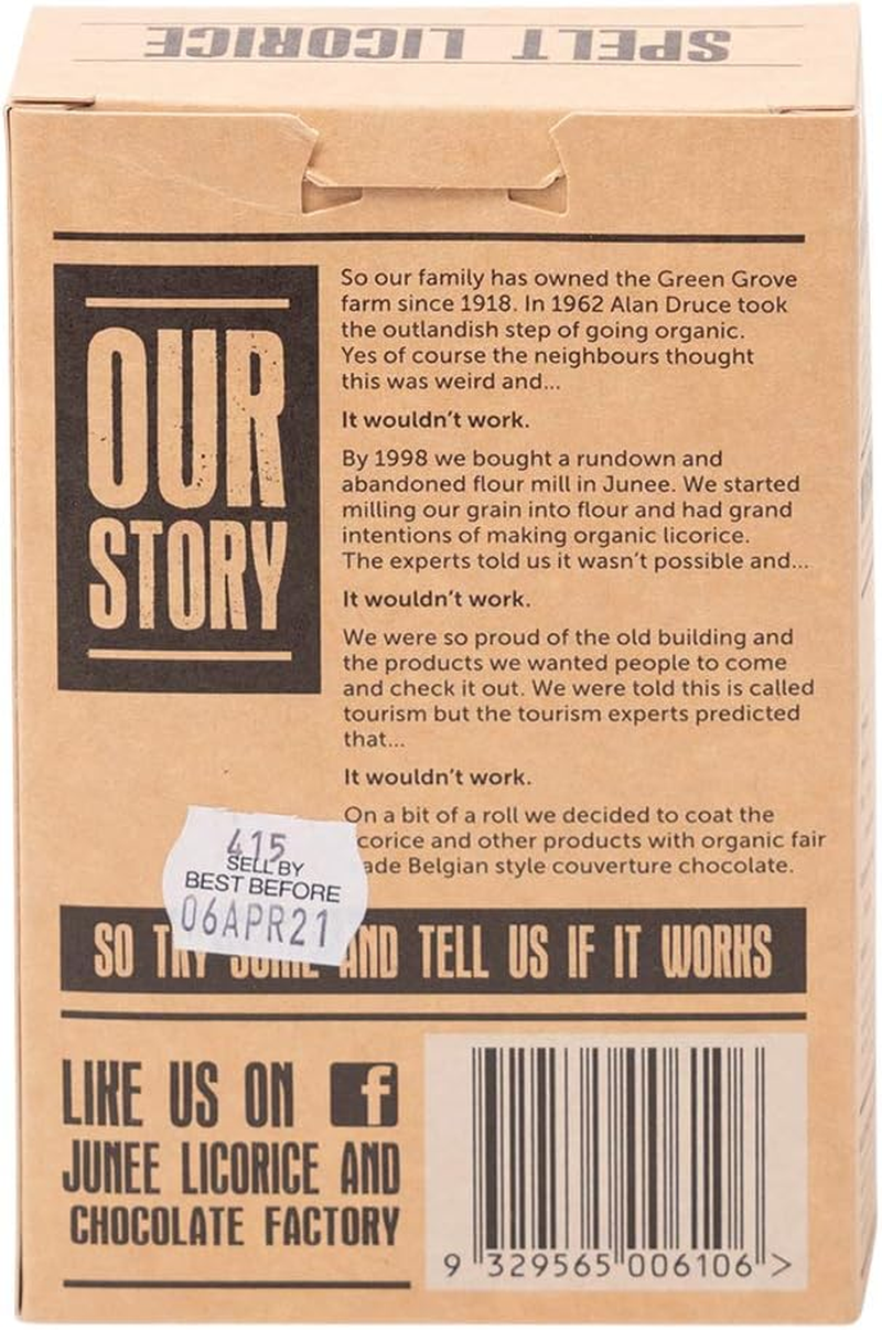 Green Grove Licorice Spelt 180G, 2160 G image number 2