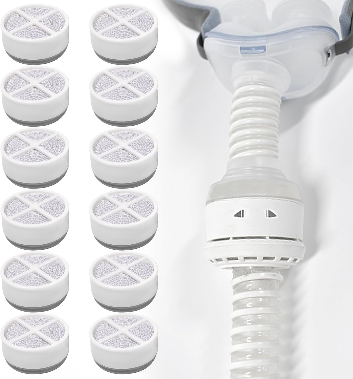 12PCS Humi Dx(Plus) Supplies Compatible with Airmini, Humidifier Accessories Compatible with Airmini and N20 Connector, Relief the Problem of Dryness, Included Humidifier ONLY, Plus image number 1