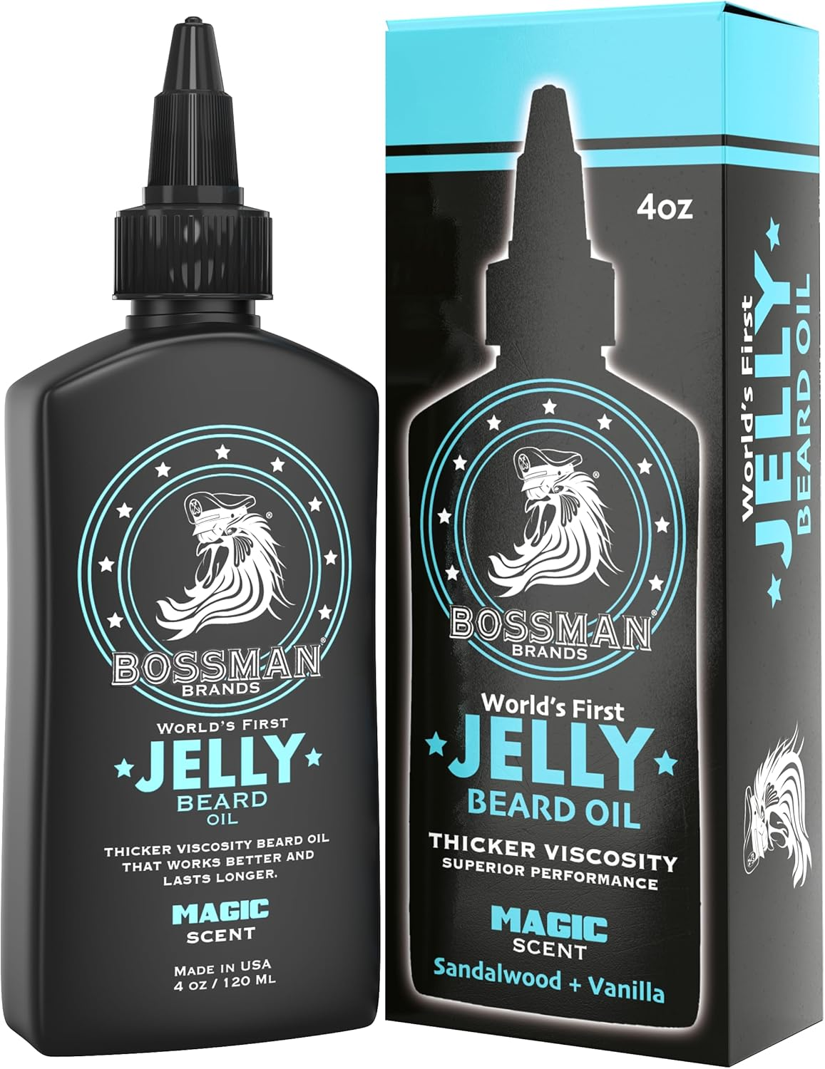 Bossman Magic Beard Jelly 4 Oz, Blue image number 4