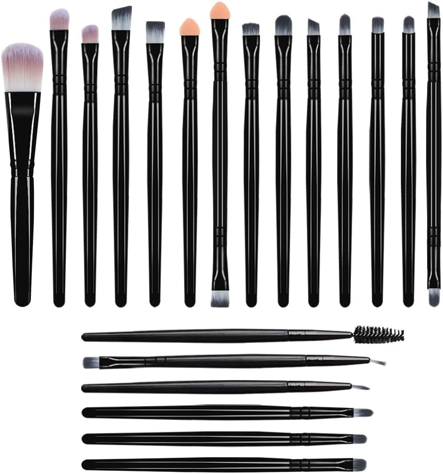 Make up Brush Set, 20 Pieces Eyeshadow Brush Set Makeup Tools, Face and Eye Cosmetic Makeup Brush, Cosmetic Brush for Foundation, Concealers, Blush and Eye Shadow (20 Pieces) image number 1