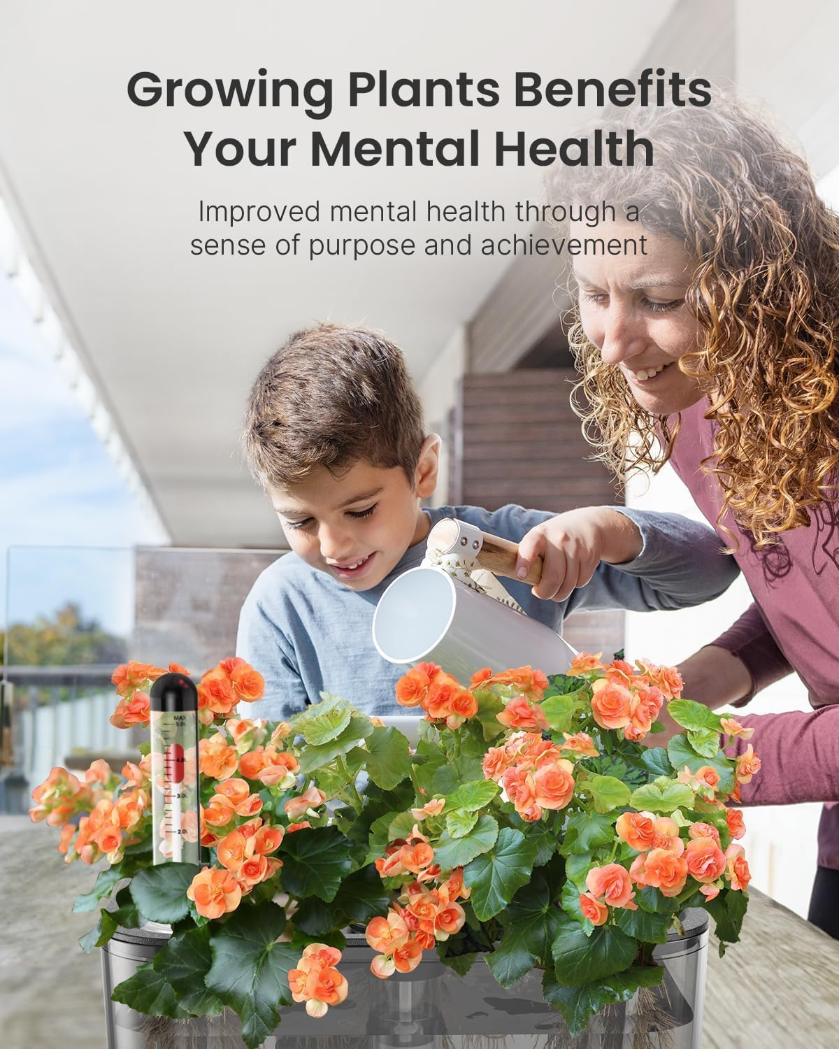 Idoo Hydroponics Growing System,12 Pods Indoor Herb Garden Kit with Grow Light, 5 L Transparent Water Tank, Automatic Timer Germination Kit, Two Modes, Height Adjustable, Pump System image number 5