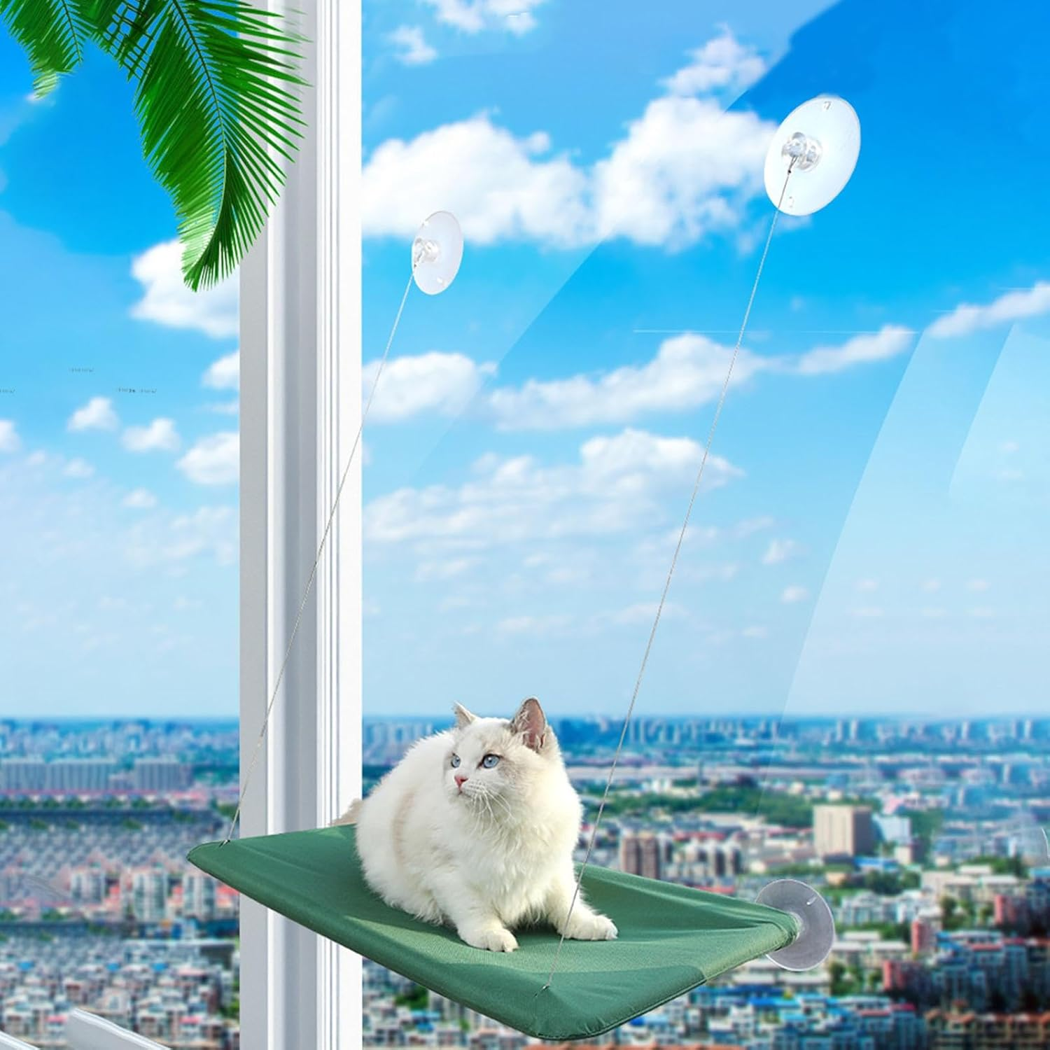 Cat Hammock | Cat Window Perch | Sunbathing Cat Bed Pet Bed | Comfortable Window Block Cat Seat for Pets inside Aid of Pets image number 1