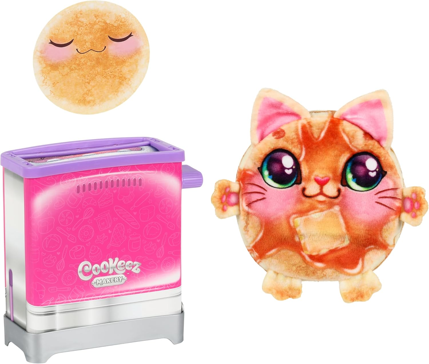 Cookeez Makery Toasty Treatz Toaster Single Pack; Make a Soft and Squishy Surprise Friend. Pop-In-Bread and See a Surprise Pop Up! image number 6