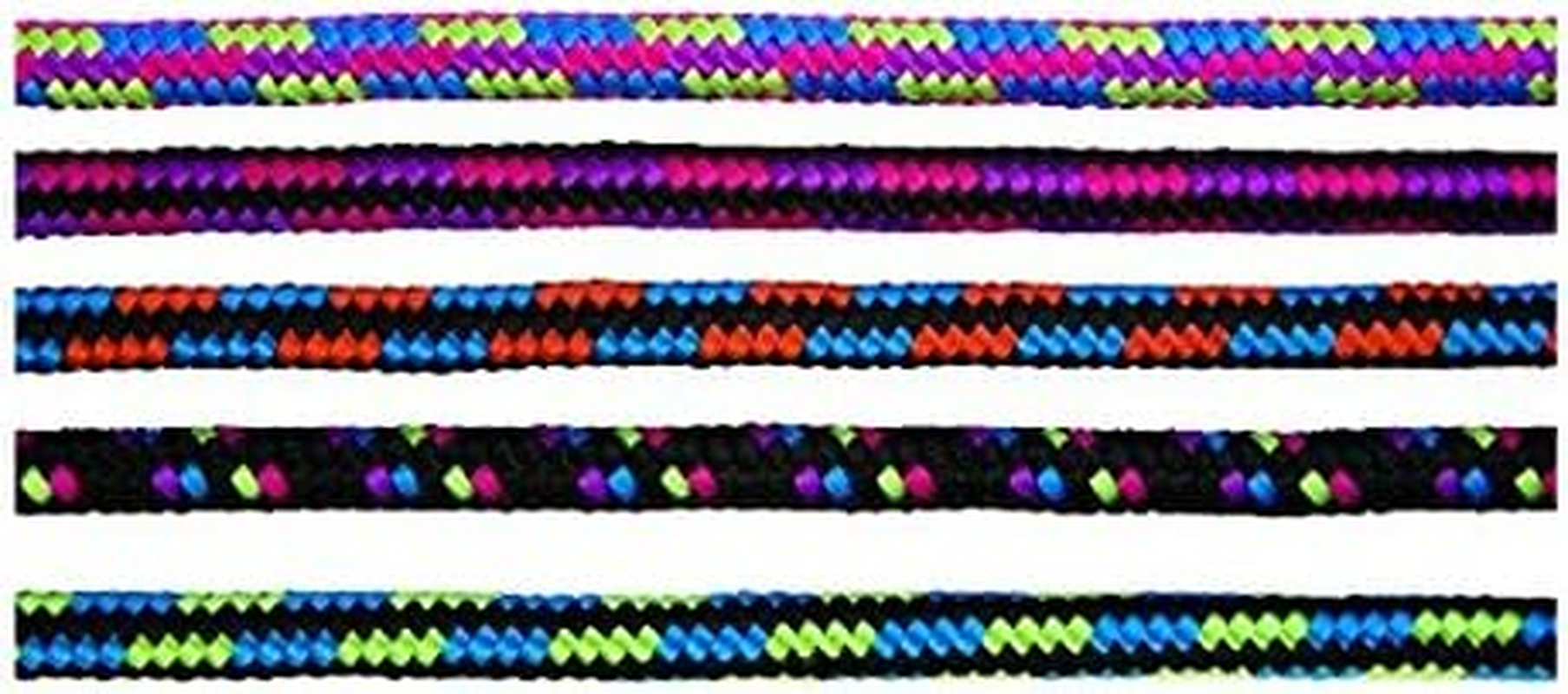 Weaver Leather Poly Rope Sheep Halter with Snap, Blue/Lime - Black/Pink Fusion/Purple Jazz/Hurricane Blue/Lime image number 2