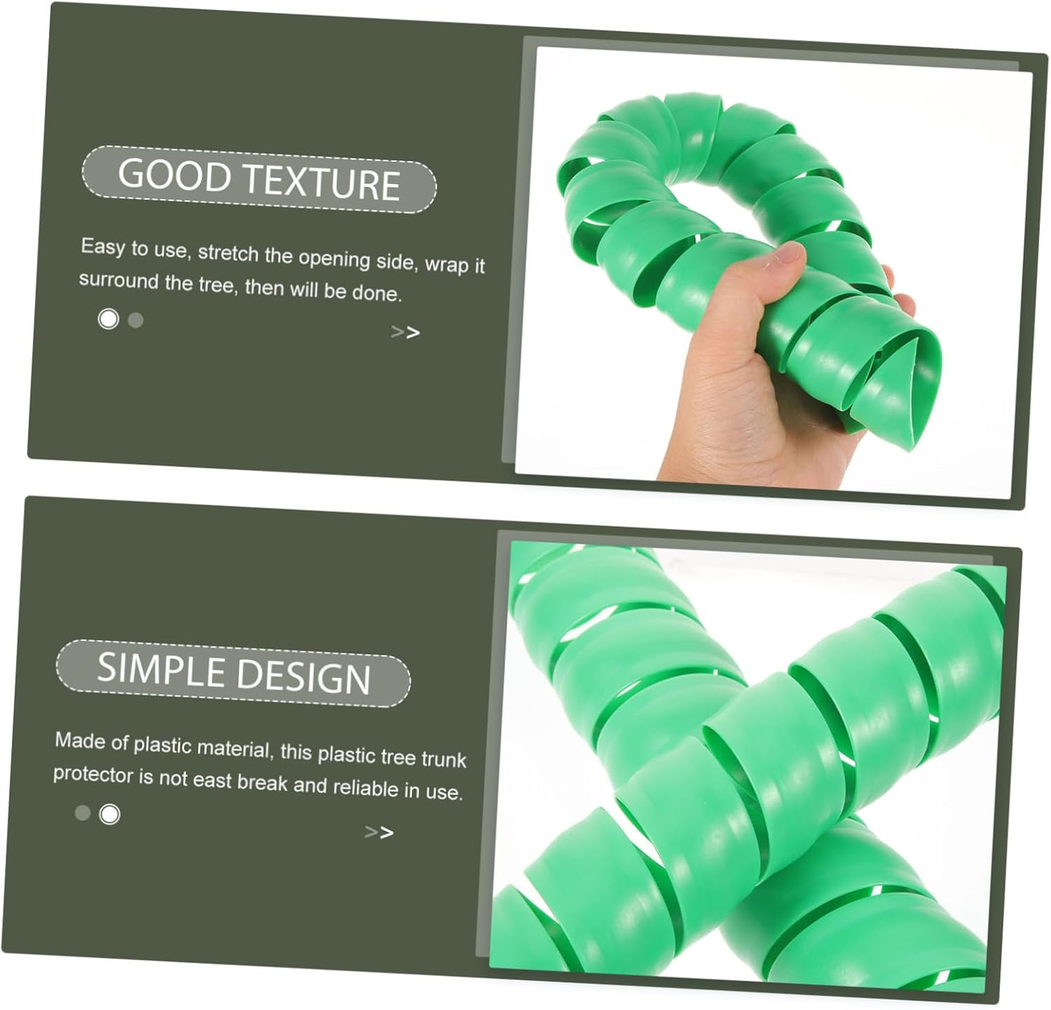 Yardenfun 4Pcs Tree Bark Protectors Tree Protector Wraps from Dogs Gardening Supplies Kit image number 2