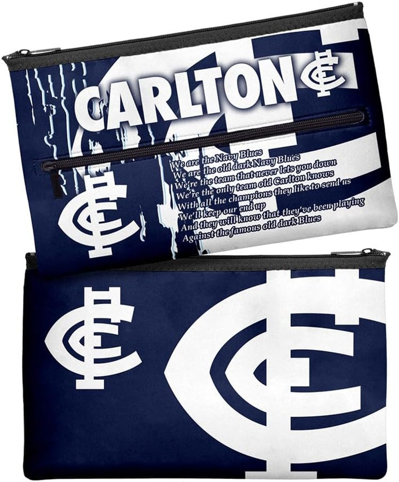 Carlton Blues AFL Footy Song Pencil Case image number 1