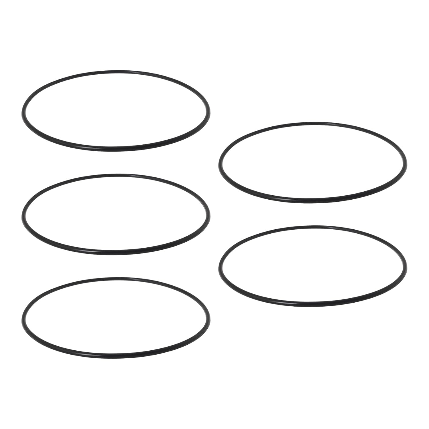 5PCS Aquarium Cartridge Filter Rubber Seal OE 14130 / PR1413 Compatible with Marineland Magnum 200 220 330 350 Canister Filter Outer Diameter 150Mm Black image number 4