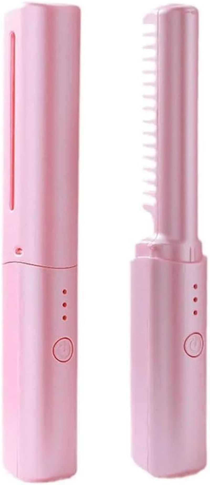 VENEKA 2In1 Wireless Professional Hair Straightener Curler Comb Fast Heating Negative Ion Straightening Curling Styling Tools-B