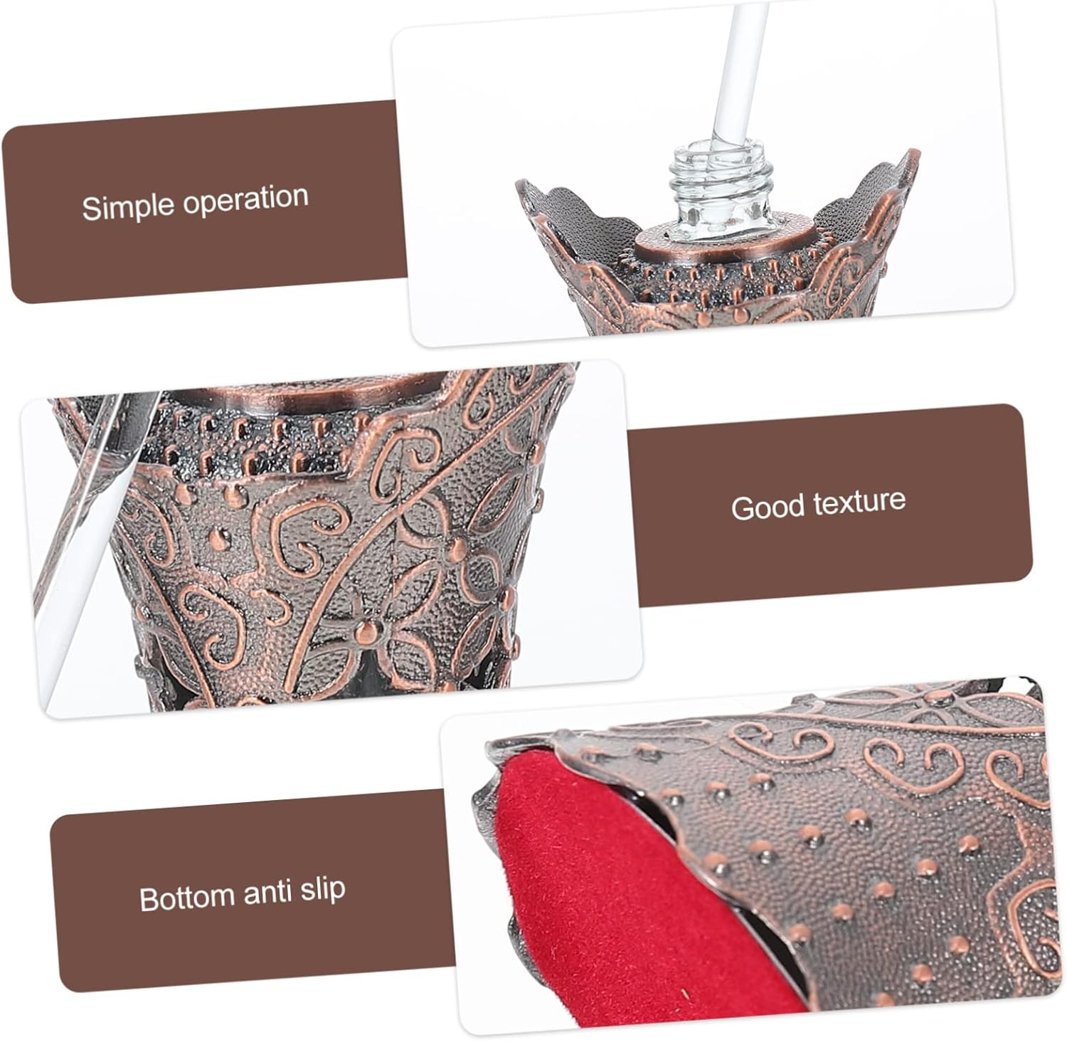 Aroma Bottle Empty Perfume Sub Bottle for Delicate Aroma Diffuser for Travel Spray and Oil Storage image number 3