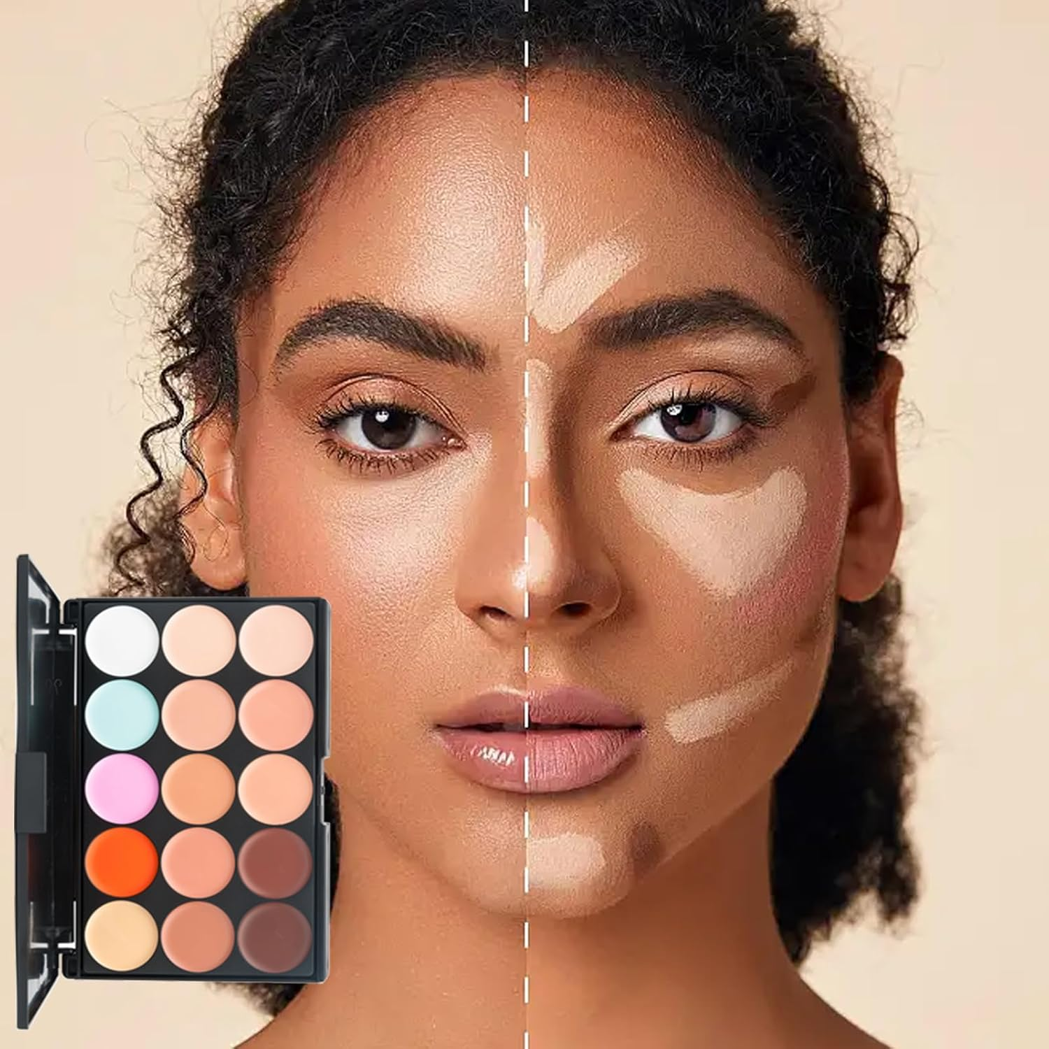 All in One Makeup Kits Women Full Multi-Purpose Beauty Kit, Eyeshadow Palette Lip Gloss Eyebrow Pencil Foundation Concealer Blusher Eyeliner Mascara with Gift Bag for Beginners or Pros image number 4