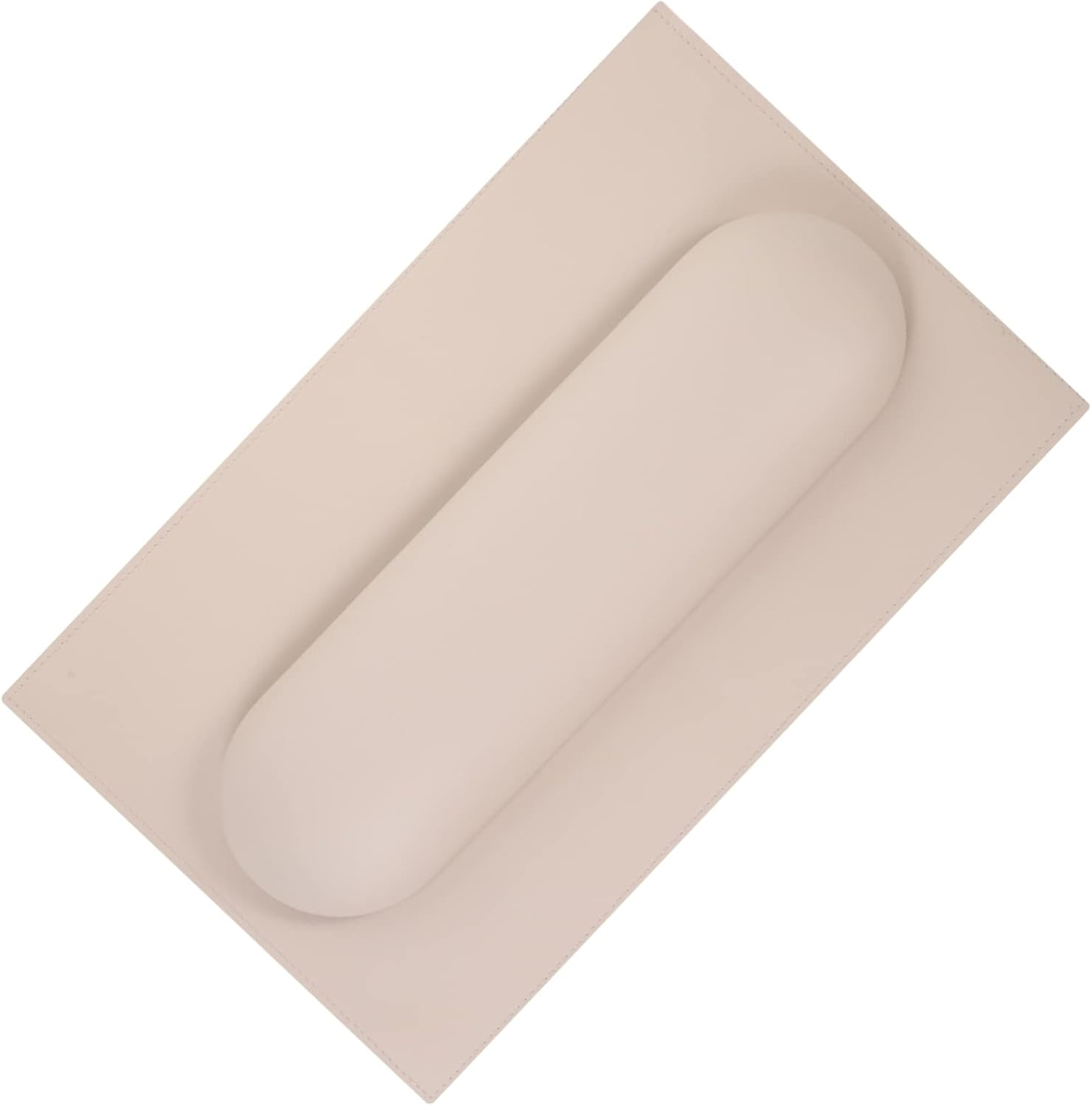 Nail Art Hand Cushion and Table Mat Set 2Pcs Soft Arm Rest for Nails Manicure Salon Accessory in Milk Coffee Color image number 2