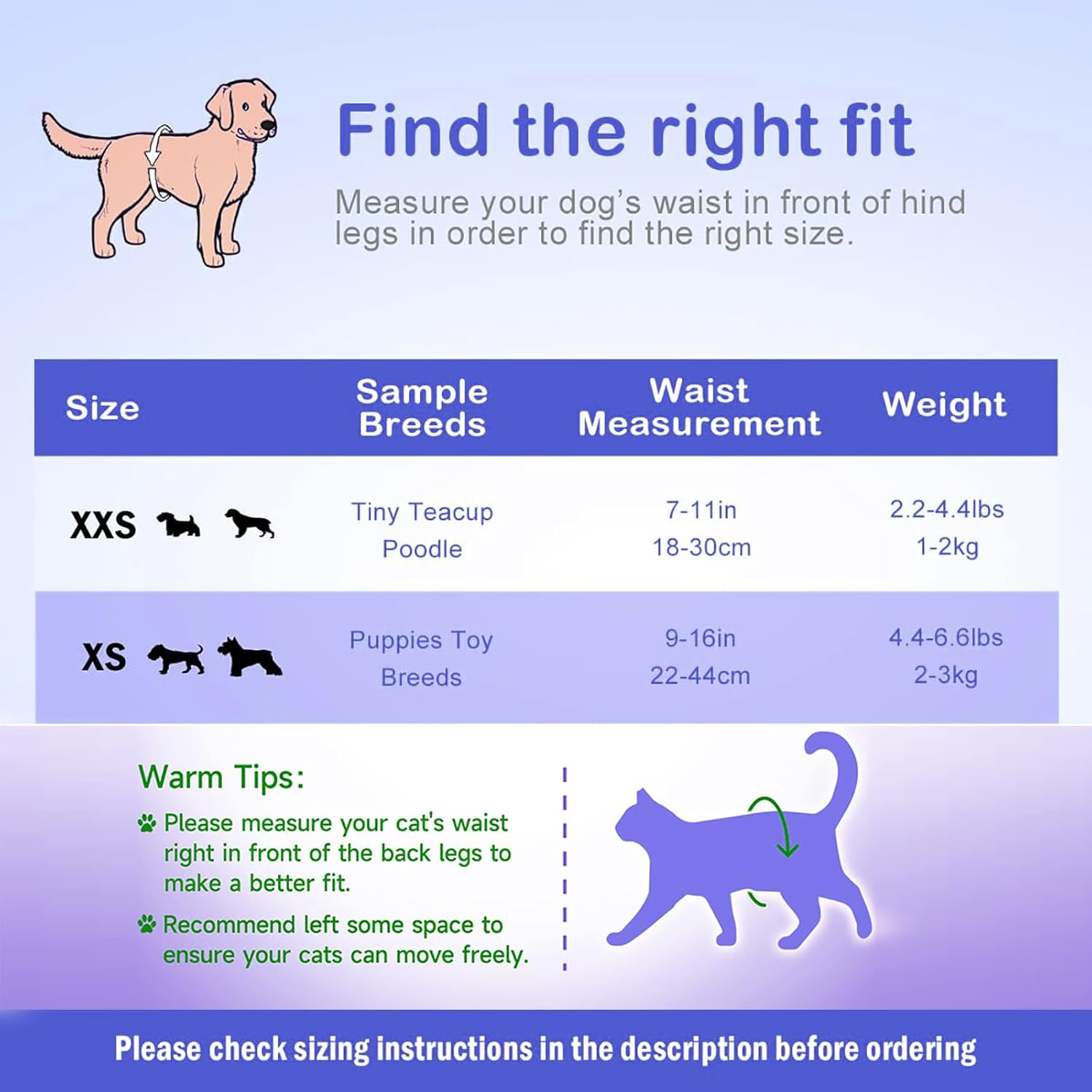 All-Absorb Disposable Female Dog Diapers, Doggie Period Diapers for Female Dogs in Heat, Incontinence, Diaper with Wetness Indicator (10 Count) image number 4