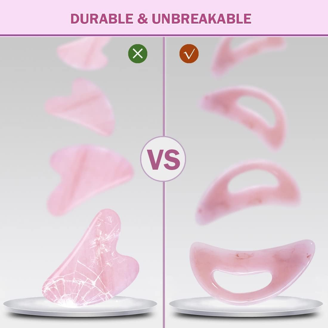 Resin Guasha Board with Handle - Wider Muscle Scraping Massage Tool for Lymphatic Drainage, Body Shaping, and Gua Sha Therapy image number 4