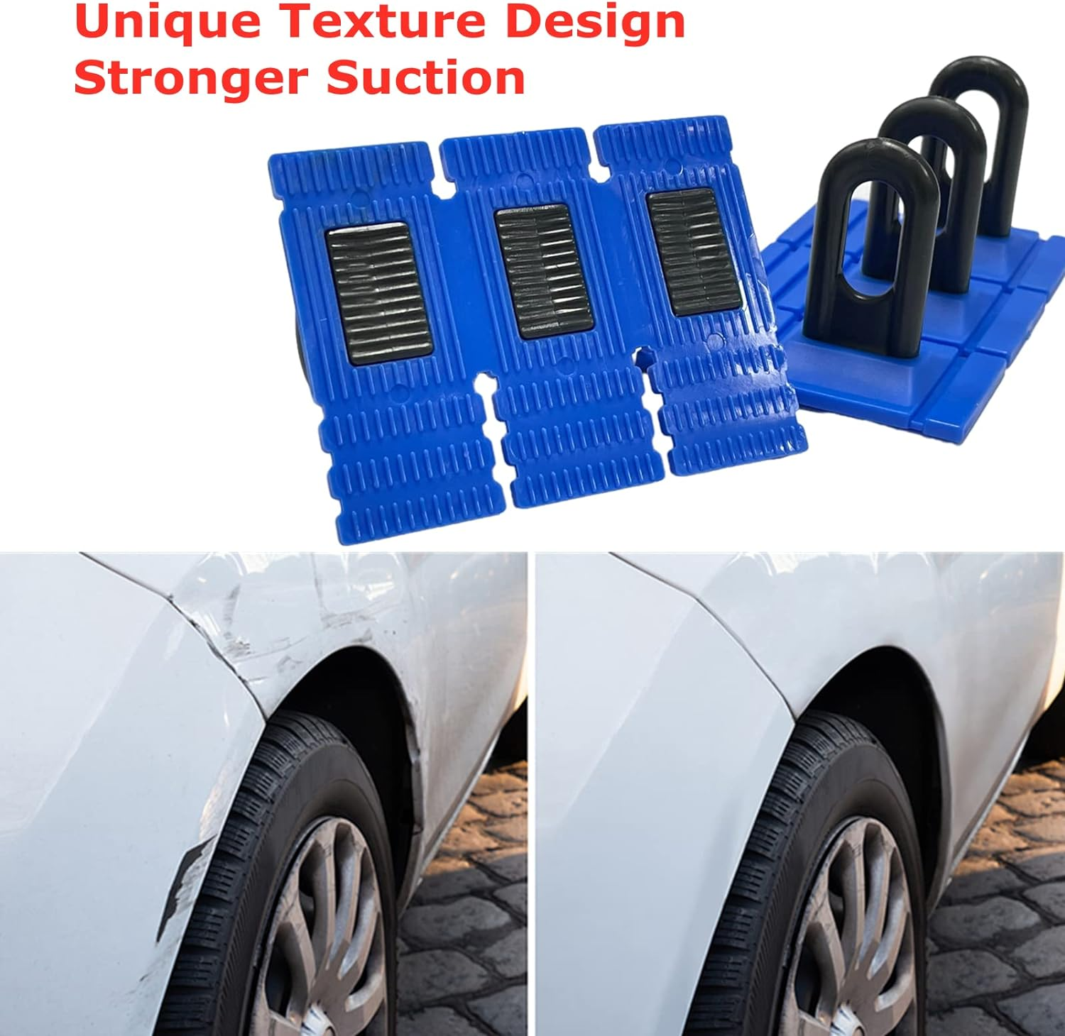 Guangsheng Paintless Dent Repair Tool Car Dent Puller Kit Heavy Duty Auto Body Dent Remover Glue Pulling Tabs Blue Pull image number 2