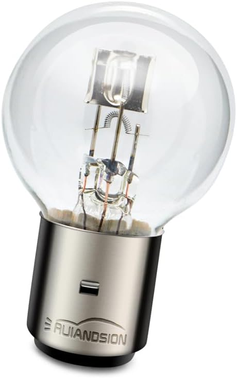 Ruiandsion P43T H4 Halogen Bulb 6V Headlight 45/40W 6 Volt Yellow Car Motorcycle Headlamp