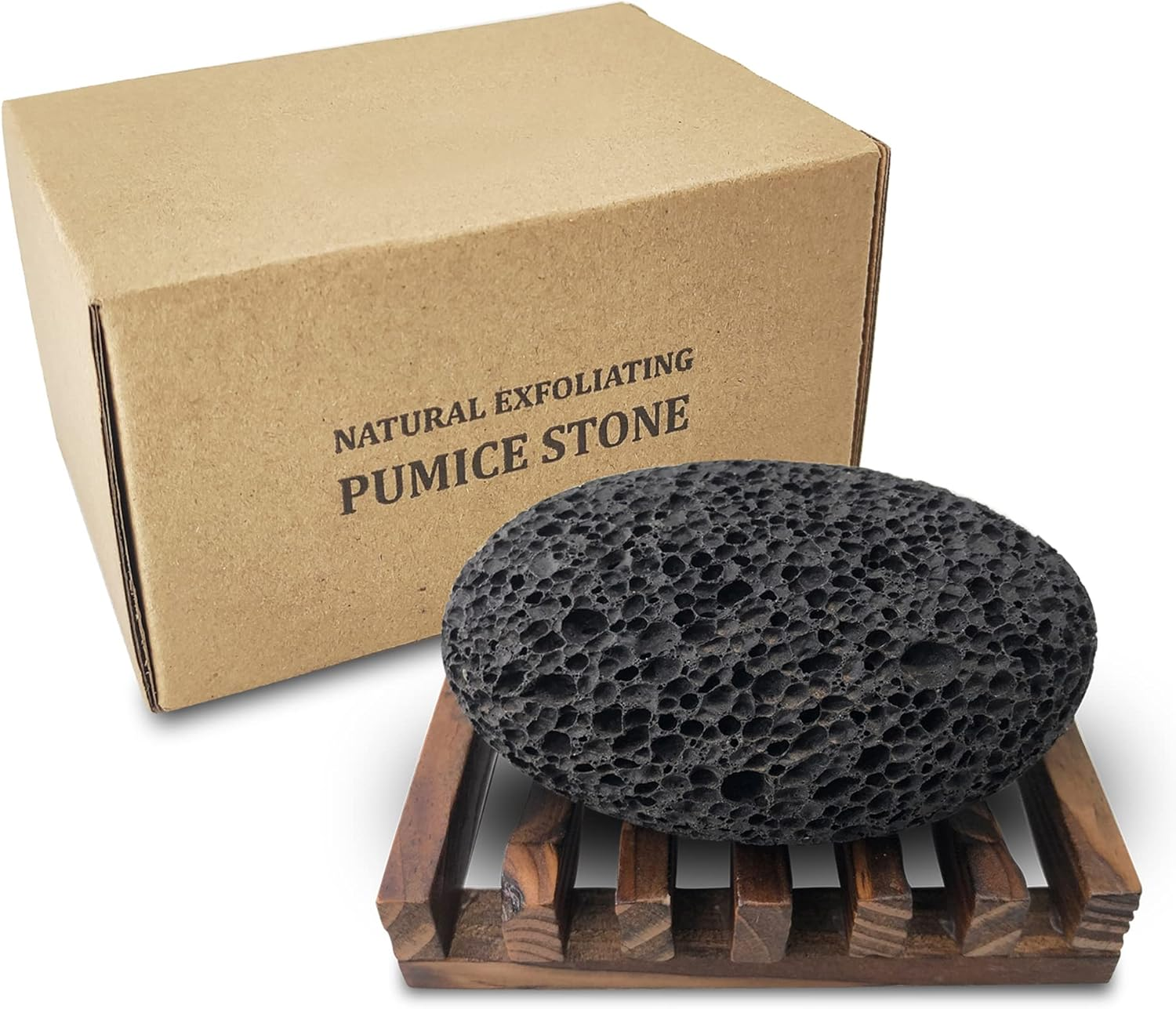 Pumice Stone for Foot, Natural Earth Lava Shower Pumice Stone Black, Exfoliating Rock for Feet, Pedicure Rocks, Stone for Skin Scrubber, Pedicure Exfoliator Tools Scrubber Health Foot Care image number 3