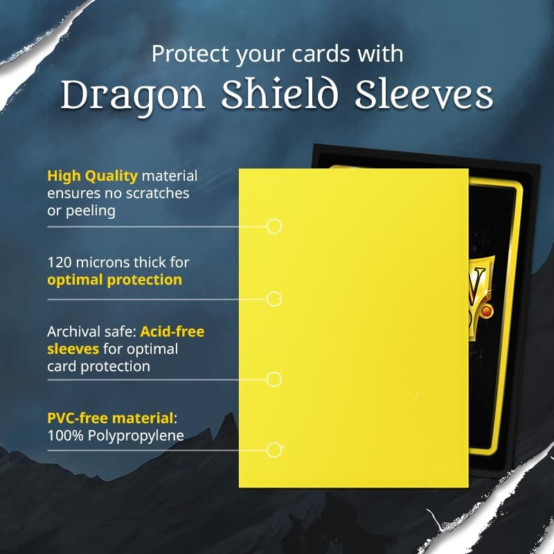 Dragon Shield Classic Art Sleeves Set of 100 Sleeves - Tangerine image number 1