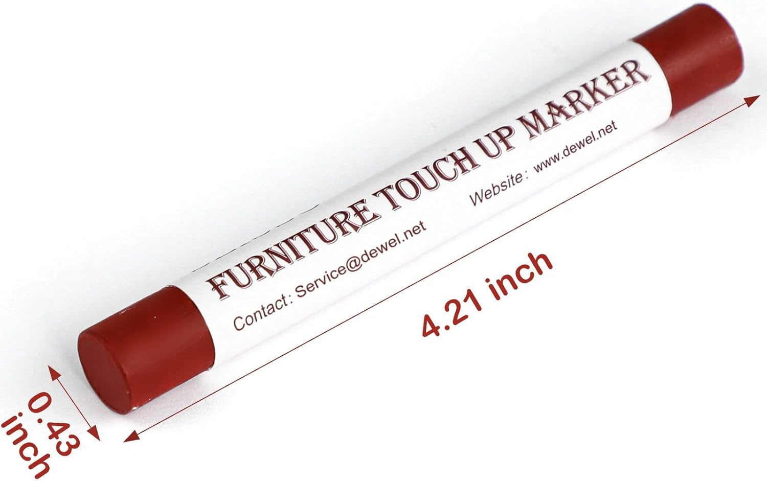 DEWEL Wood Filler Sticks, 10 Pcs Furniture Crayons for Scratches, Touch up Wax Sticks, Upgrade Furniture Repair Wax Crayons Kit for Scratches, Holes, Floor, Table, Laminate, Carpenters image number 5