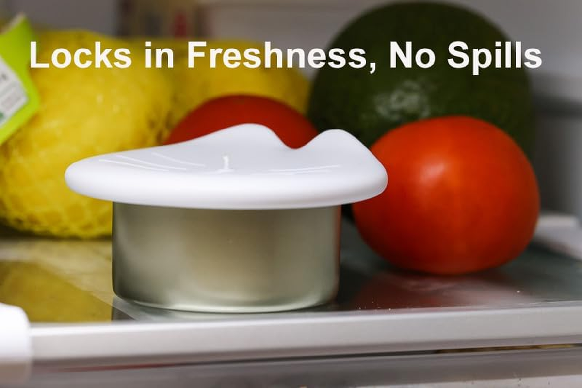 Reusable Cat Food Can Lid | Dog Food Can Lid | Pet Food Can Cover (Light Grey without Handle)