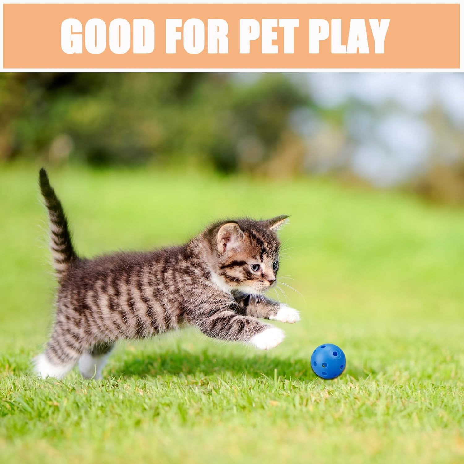 24 Pack Practice Golf Balls 42 Mm Limited Flight Plastic Golf Training Airflow Hollow Ball for Driving Range Swing Practice Backyard Indoor Outdoor Home image number 3